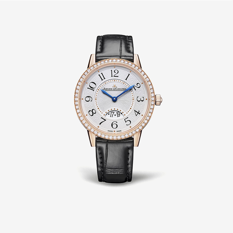 Date Series Calendar Watch Rose Gold Diamond Quartz Swiss Women's Watch
