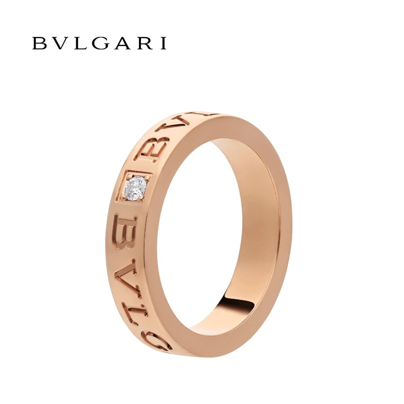 18 KT ROSE GOLD WHITE GOLD RING SET WITH A DIAMOND