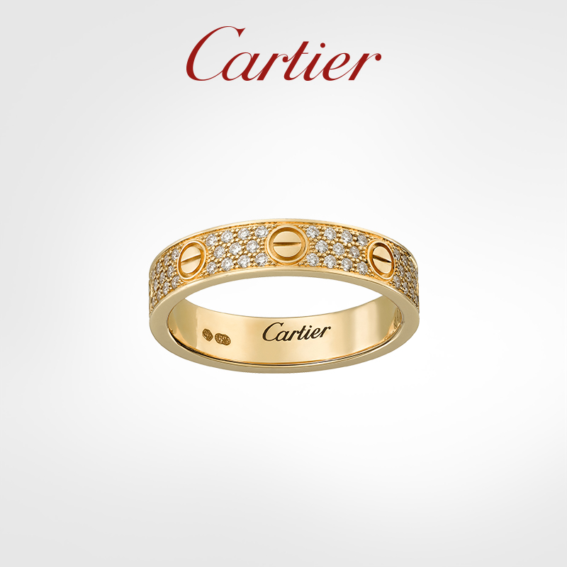 LOVE WEDDING BAND, DIAMOND-PAVED