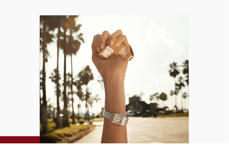 Panthère Cheetah Series Quartz Watch Rose Gold Diamond Watch