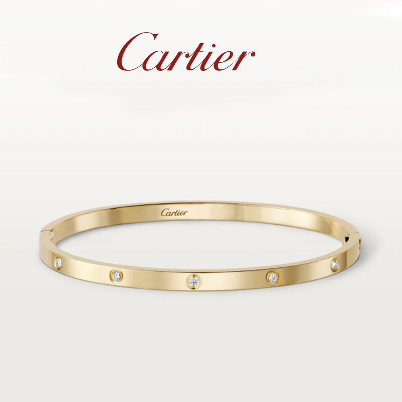 LOVE BRACELET, SMALL MODEL, 10 DIAMONDS