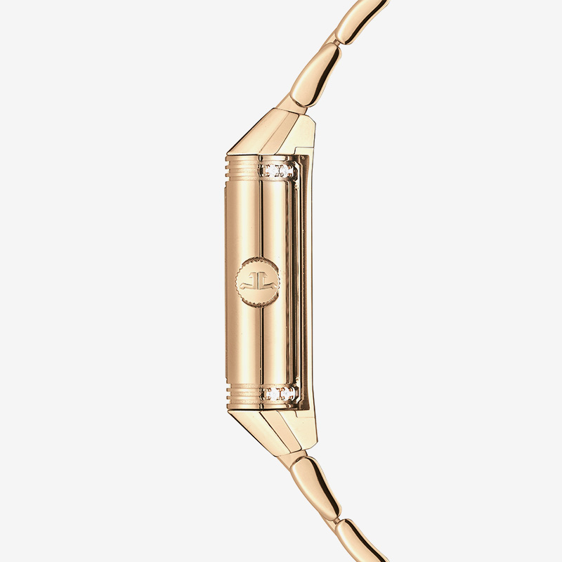REVERSO double-sided flip series rose gold diamond mechanical ladies watch