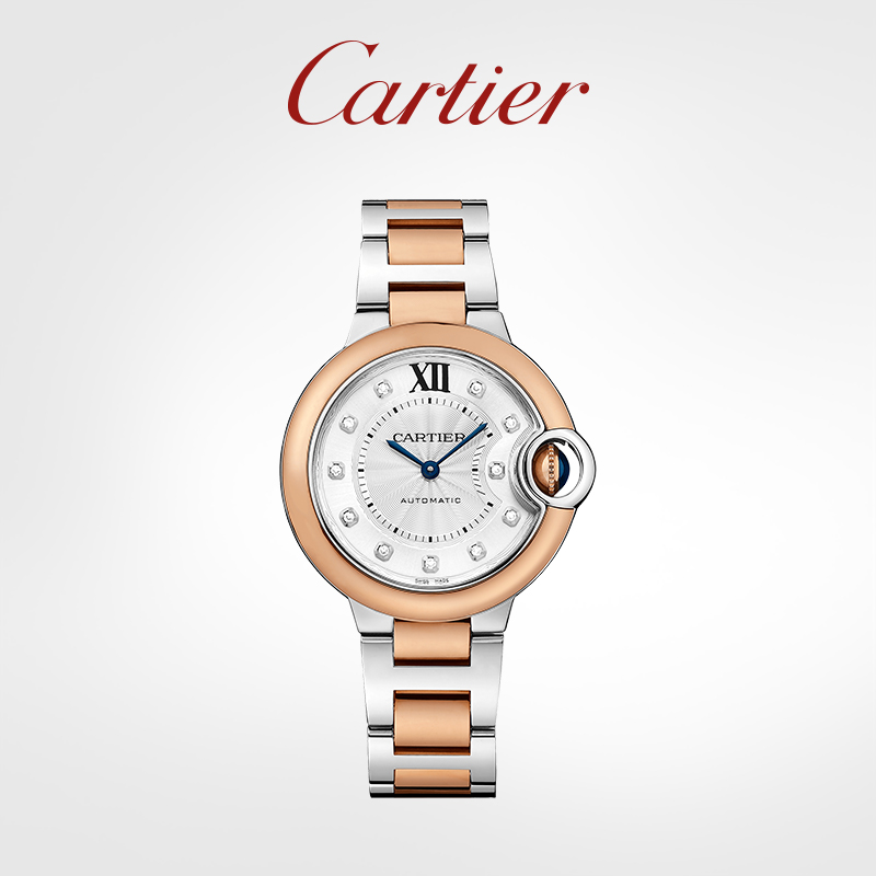 Balloon Blue Series Quartz Mechanical Watch Rose Gold Stainless Steel Watch