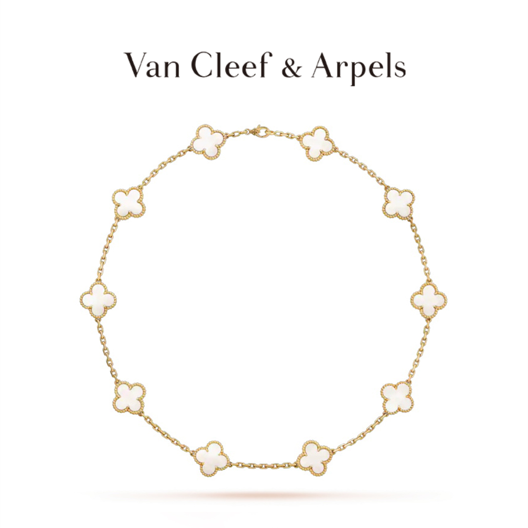 Vintage Alhambra necklace, 10 motifs