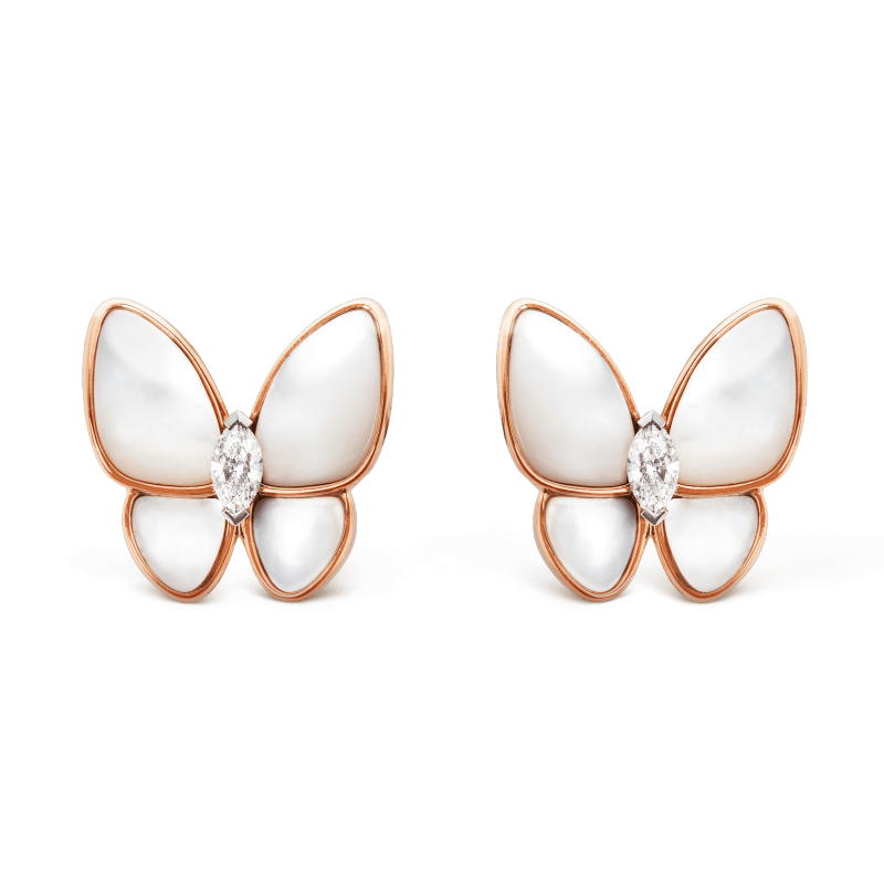 Two Butterfly earrings