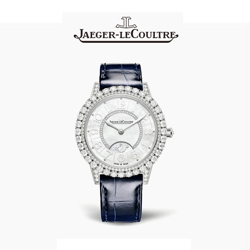Dating series day and night display watch white gold diamond Swiss ladies watch