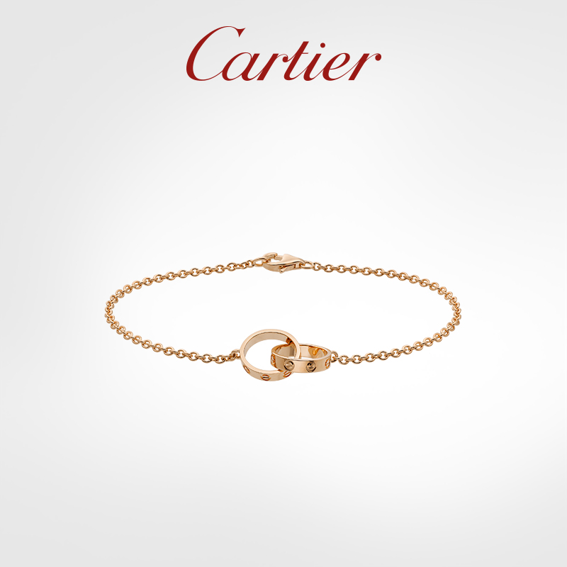 LOVE SERIES ROSE GOLD, YELLOW GOLD AND WHITE GOLD BRACELET