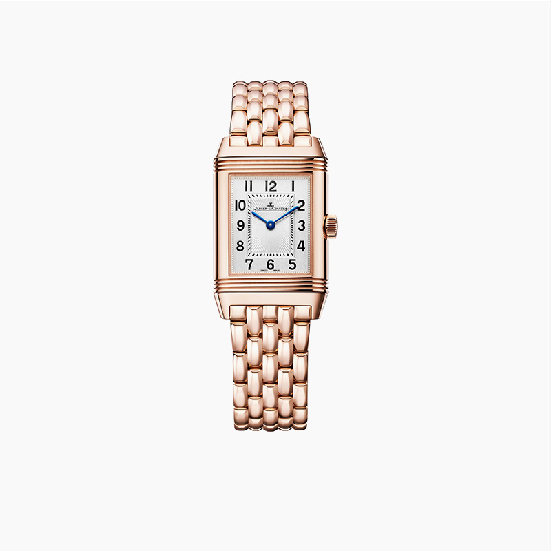 REVERSO double-sided flip series rose gold diamond mechanical ladies watch