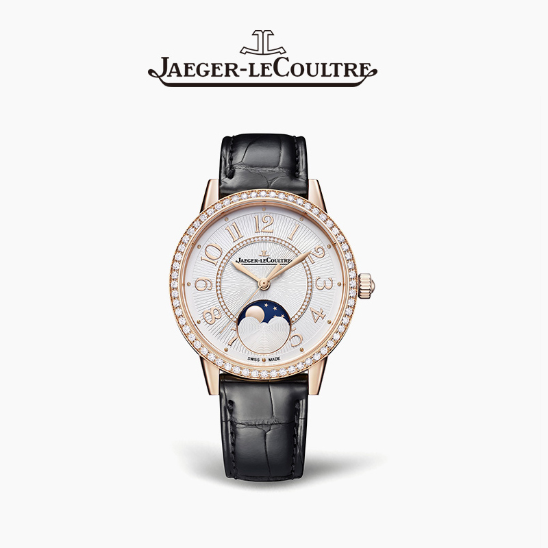 Dating series moon phase watch rose gold diamond automatic mechanical ladies watch