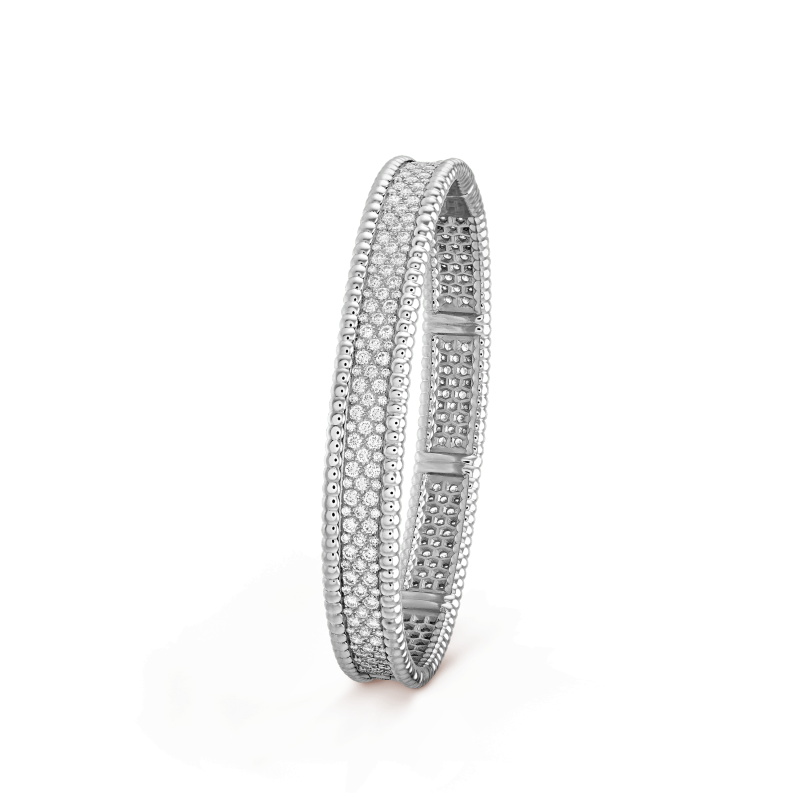 PERLÉE DIAMONDS BRACELET, 3 ROWS, SMALL MODEL