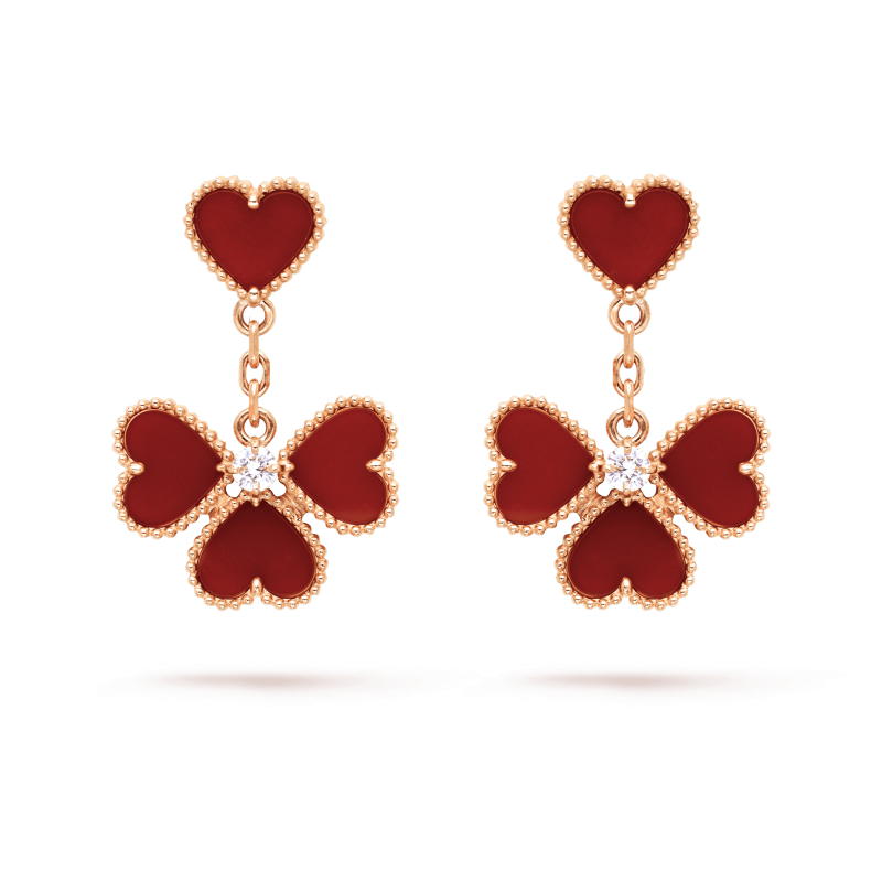 Sweet Alhambra effeuillage earrings