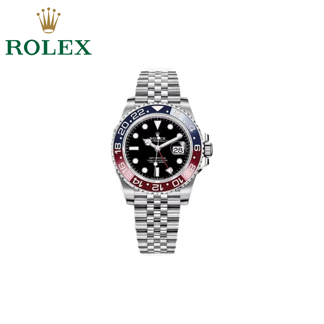 GMT-MASTER II Oyster, 40 mm, Oystersteel