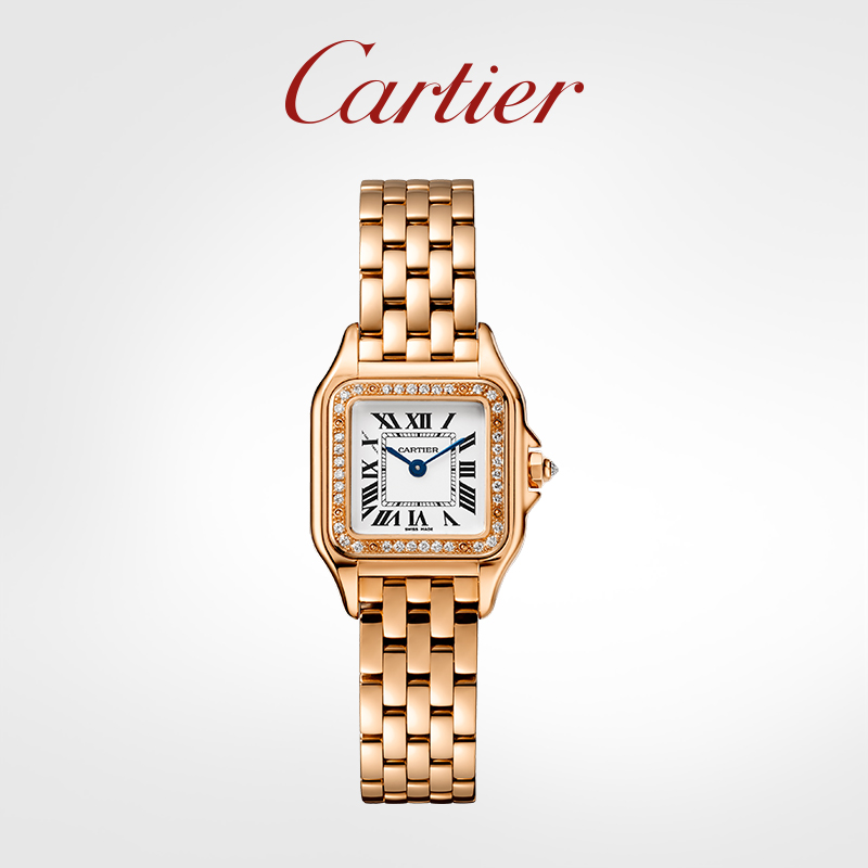 Panthère Cheetah Series Quartz Watch Rose Gold Diamond Watch