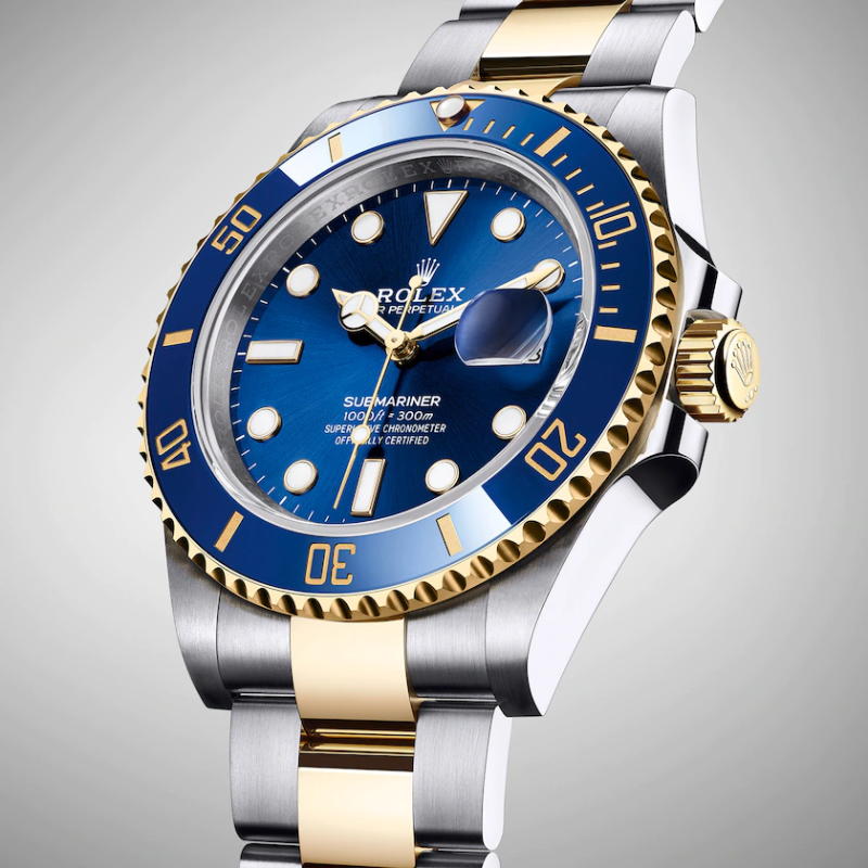 SUBMARINER DATE Oyster, 41 mm, Oystersteel and yellow gold