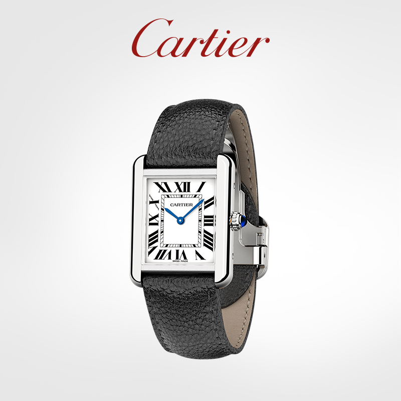 Tank Solo Series Quartz Mechanical Watch Stainless Steel Watch