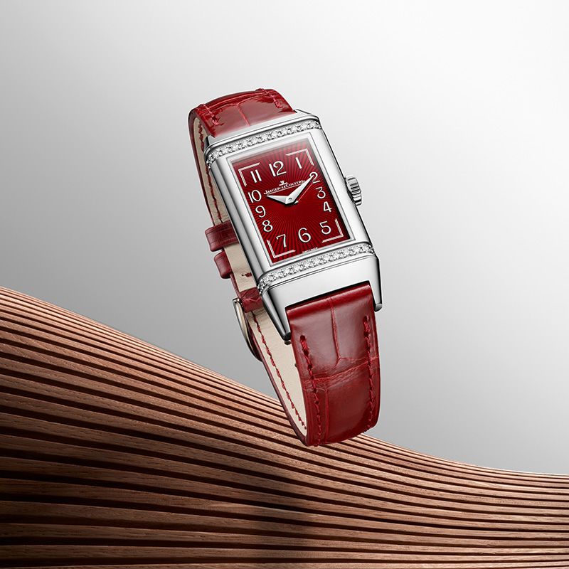 REVERSO ONE flip watch stainless steel diamond quartz ladies watch