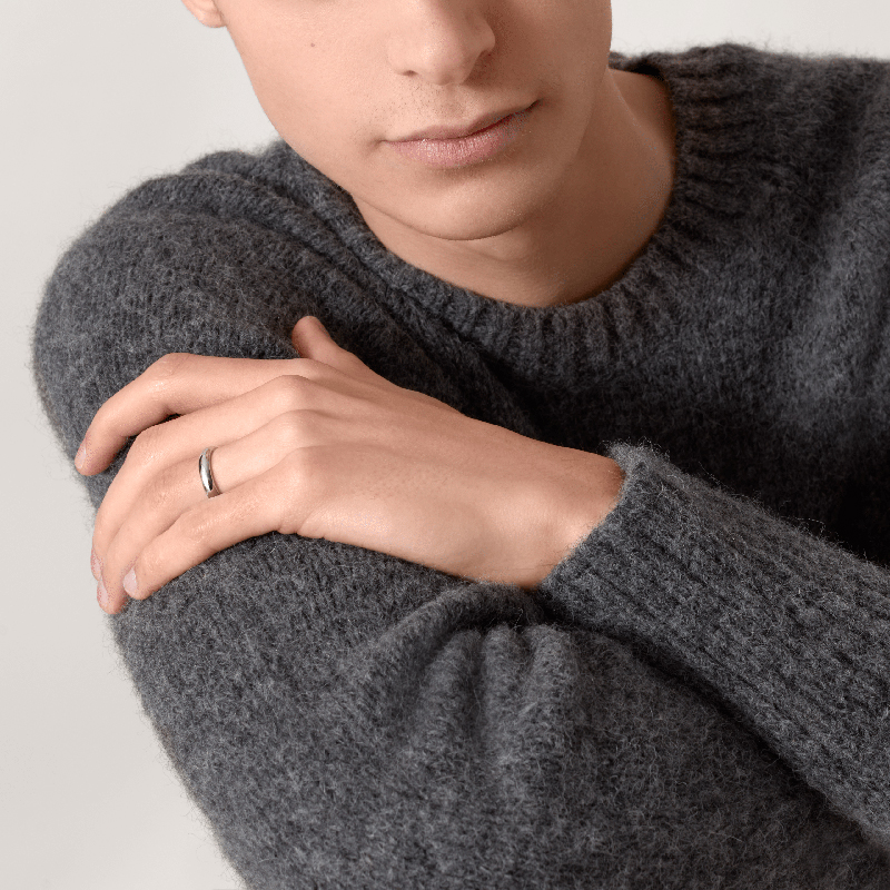 1895 SERIES RING GOLD PLATINUM WEDDING RING SINGLE