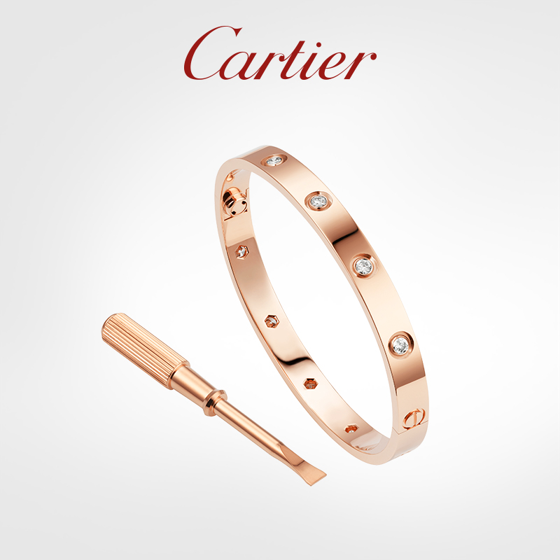 LOVE BRACELET, 10 DIAMONDS