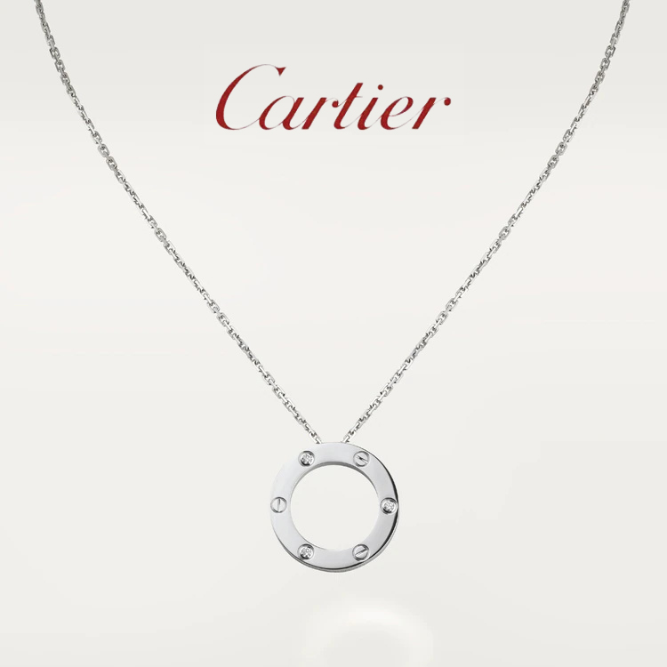 LOVE NECKLACE, 3 DIAMONDS