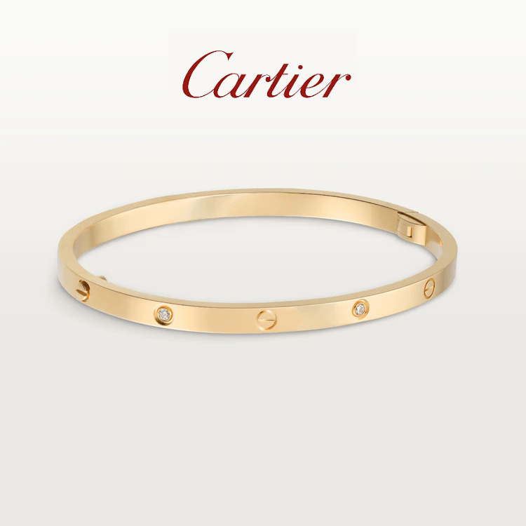 LOVE BRACELET, SMALL MODEL, 6 DIAMONDS