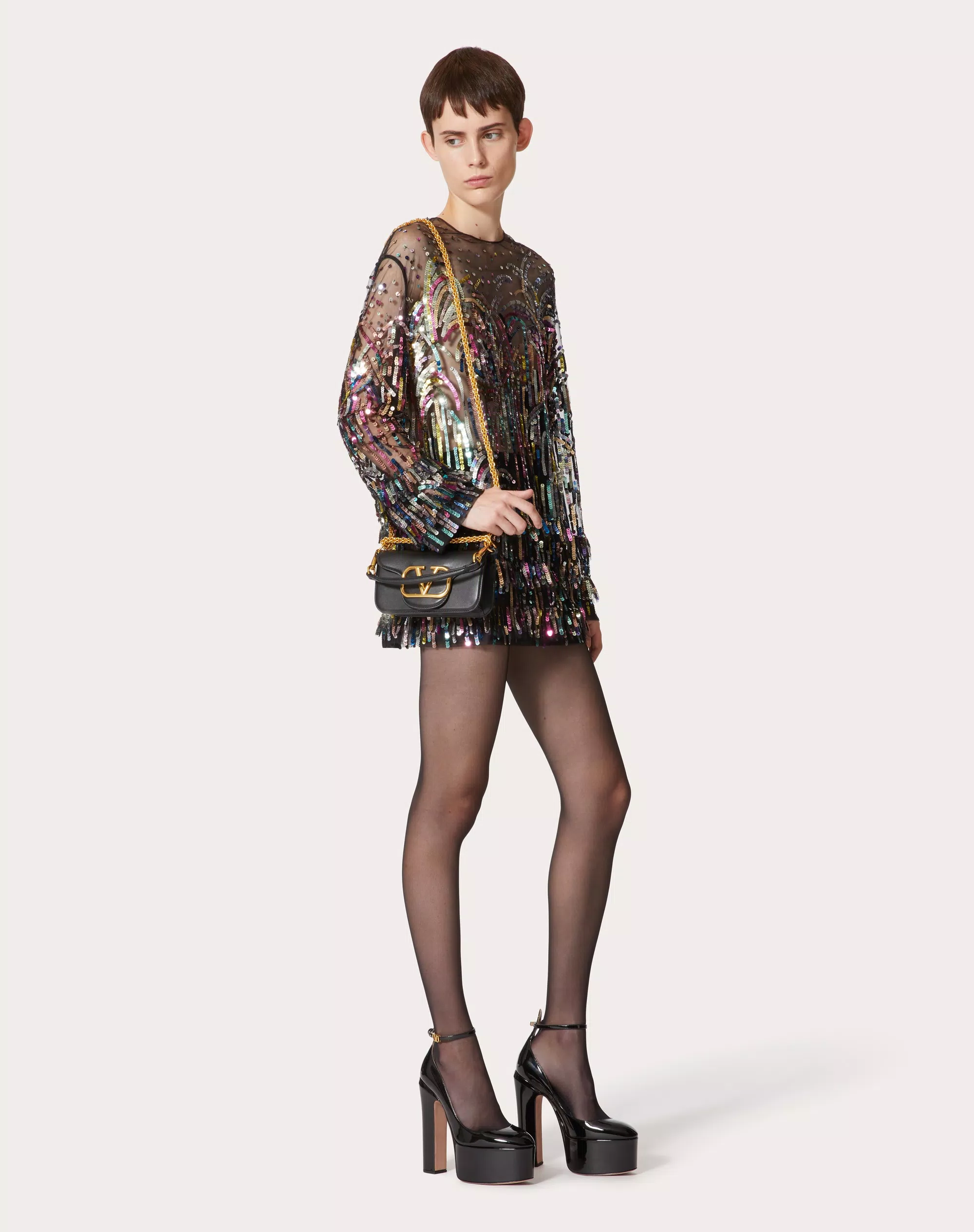 LOCÒ CALFSKIN SHOULDER BAG