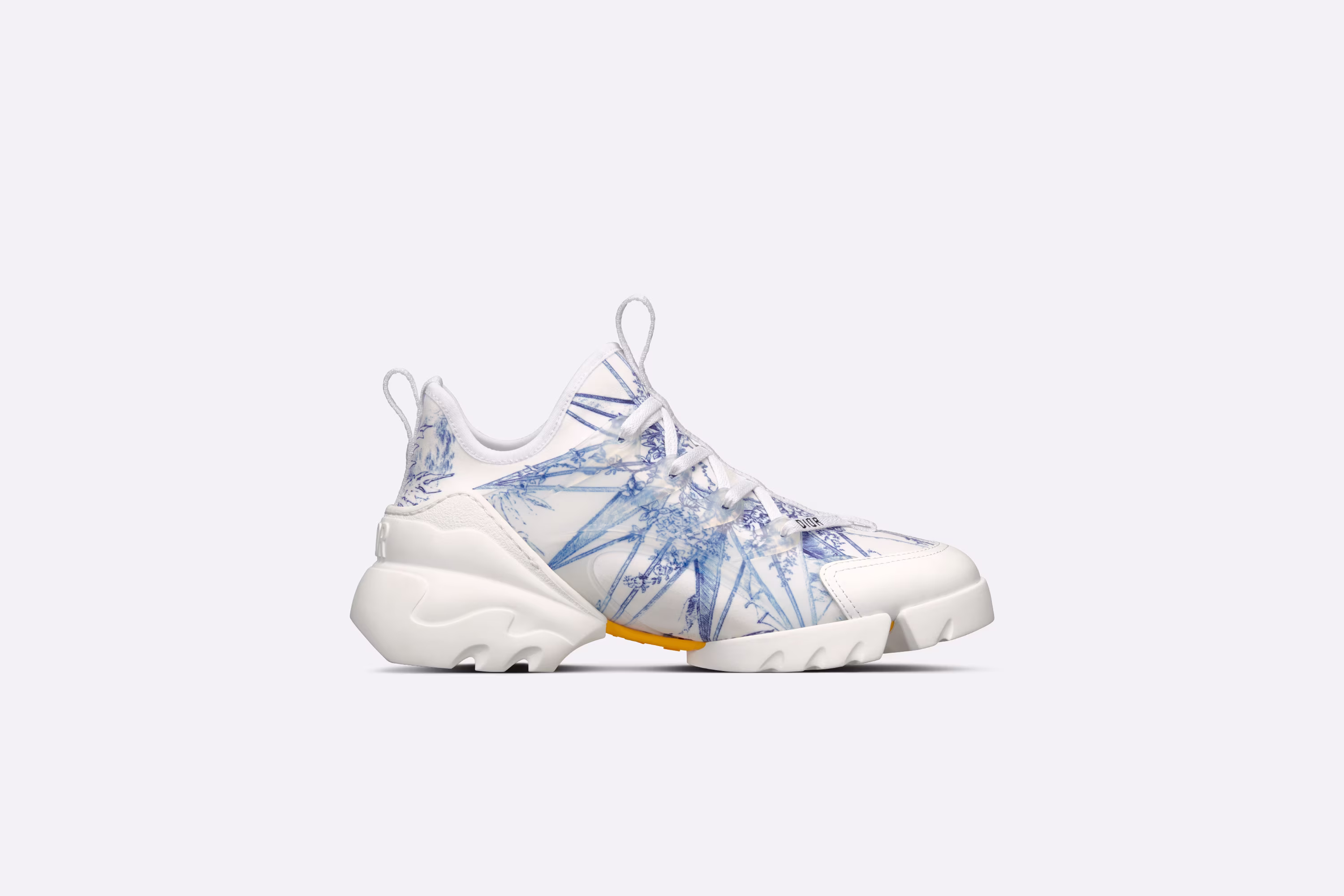 D-CONNECT SNEAKER Blue Multicolor Technical Fabric with Rêve d'Infini Print