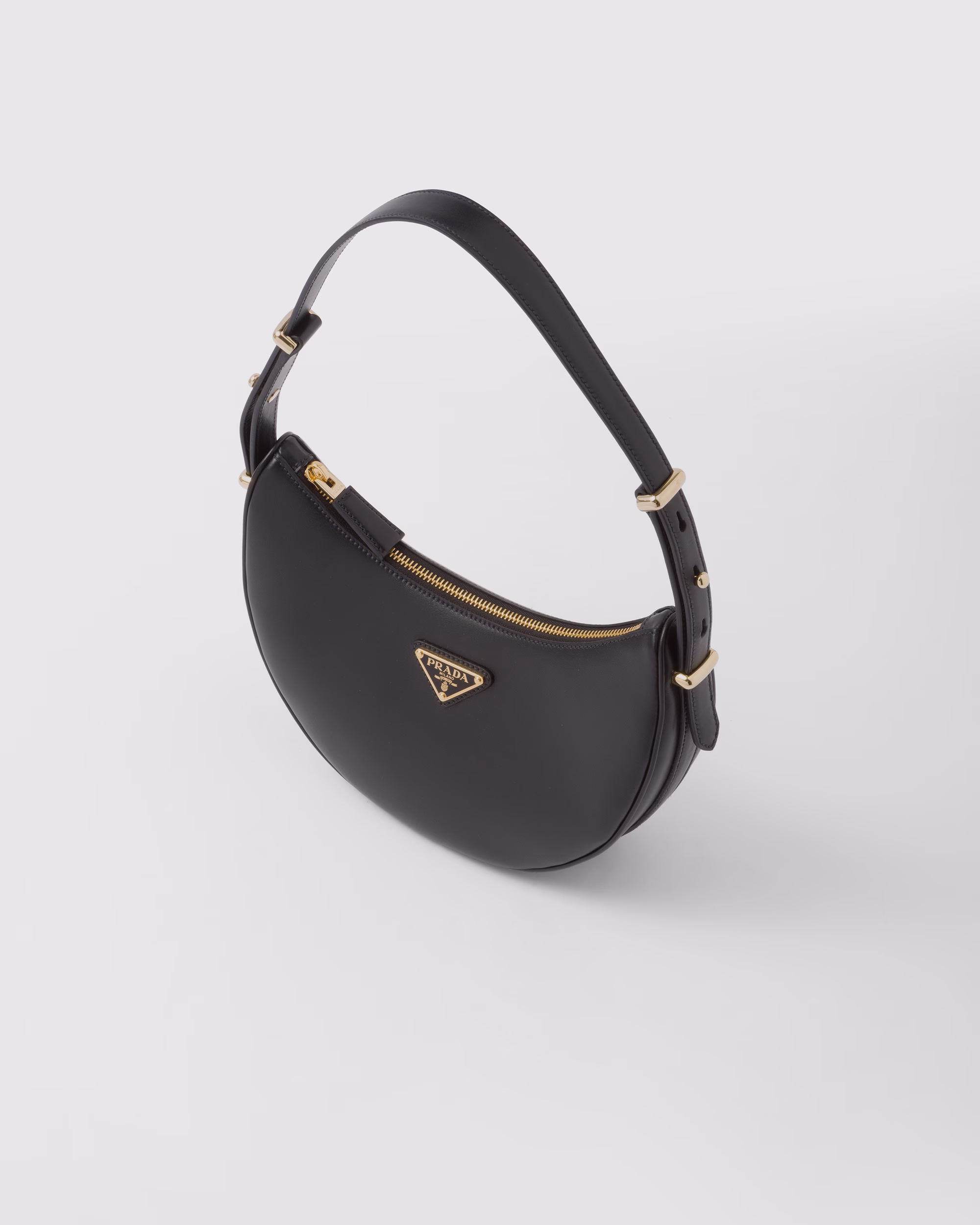 Prada Arqué leather shoulder bag