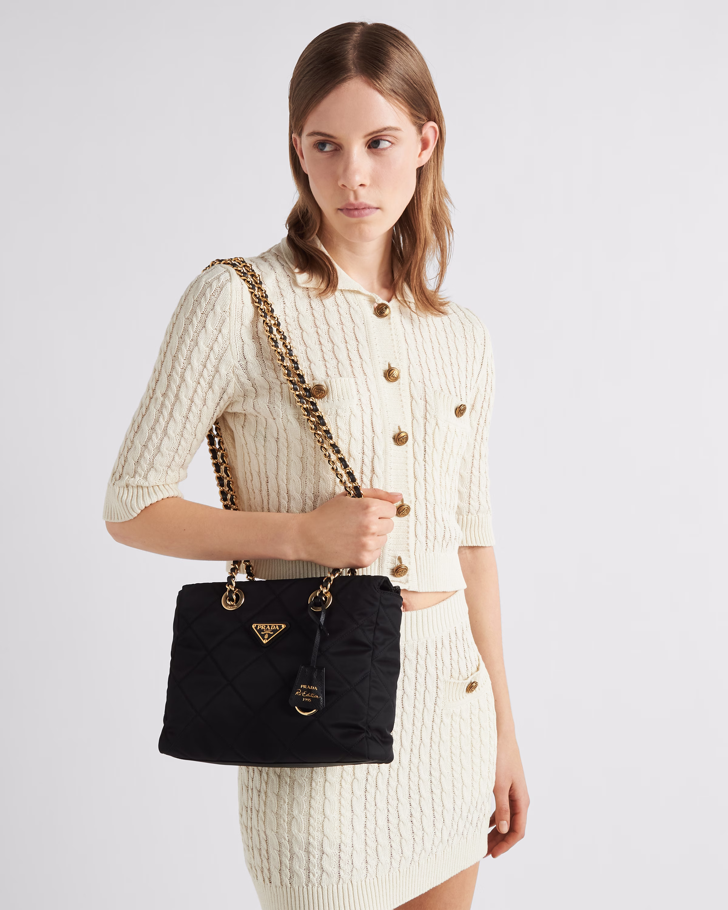 Prada Re-Edition 1995 Chaîne Re-Nylon tote bag