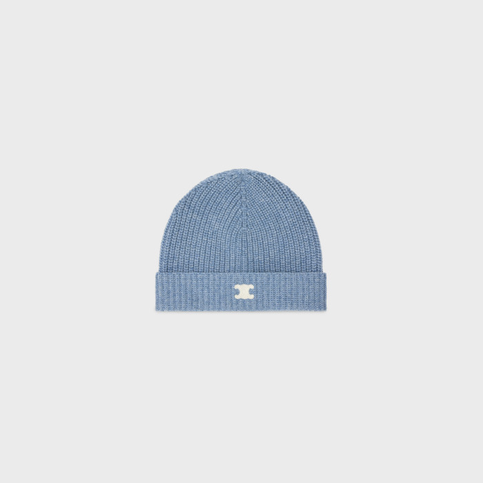 TRIOMPHE HERITAGE cashmere beanie in various colors