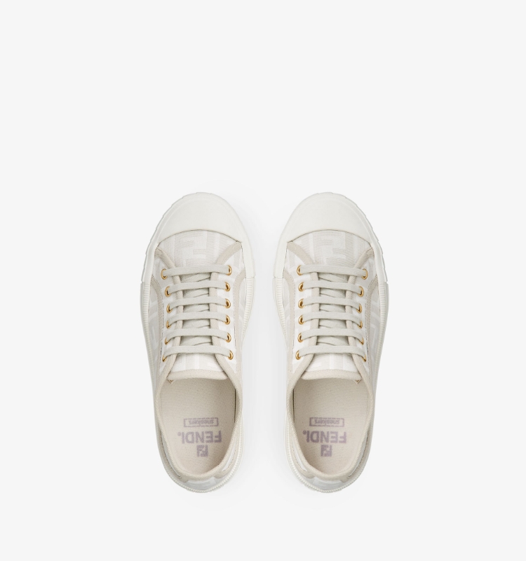 Domino FF fabric low-top shoes