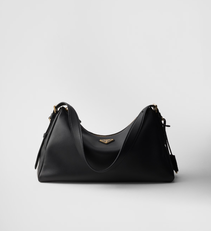 Prada Aimée leather shoulder bag（Available in multiple colors）