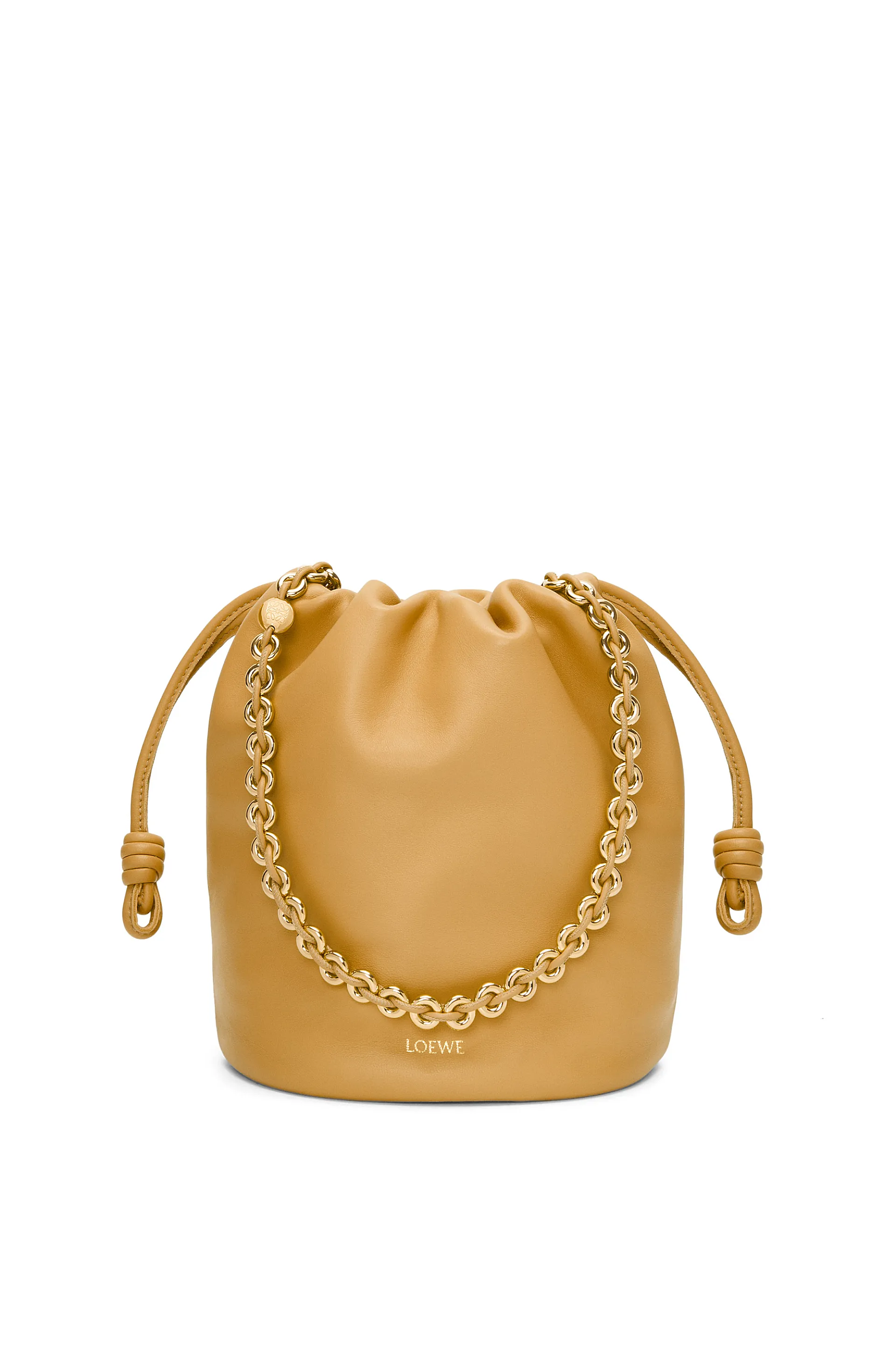 Flamenco Purse Bucket Bag in Soft Nappa Leather（Available in multiple colors）