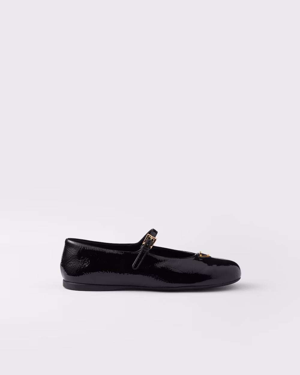 Prada Naplak patent leather ballet flats