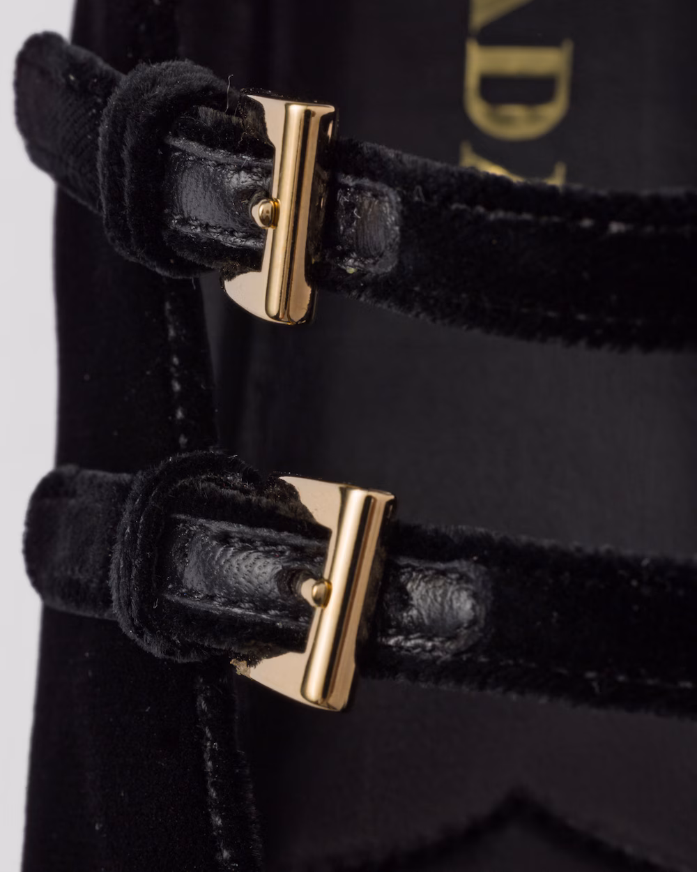 Prada Velvet Ballet Flats