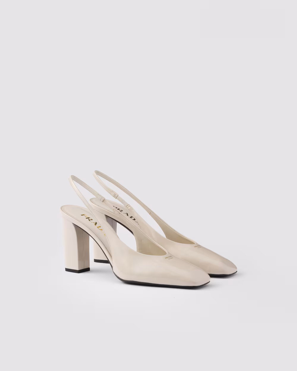 Prada patent leather high heels