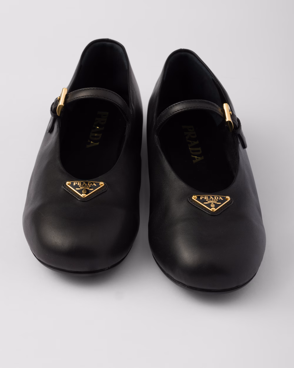 Prado Nappa Leather Ballet Flats