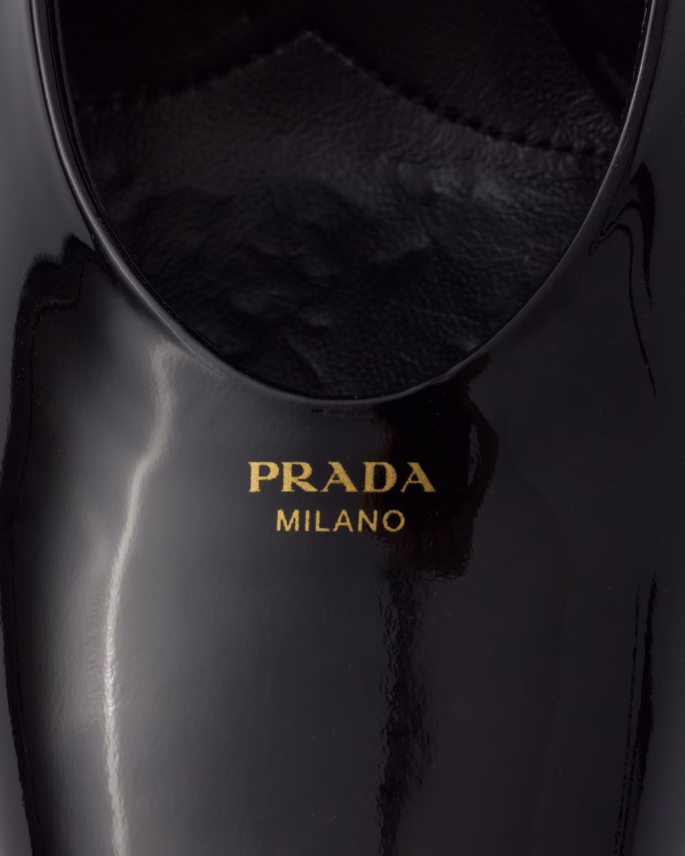 Prada patent leather high heels