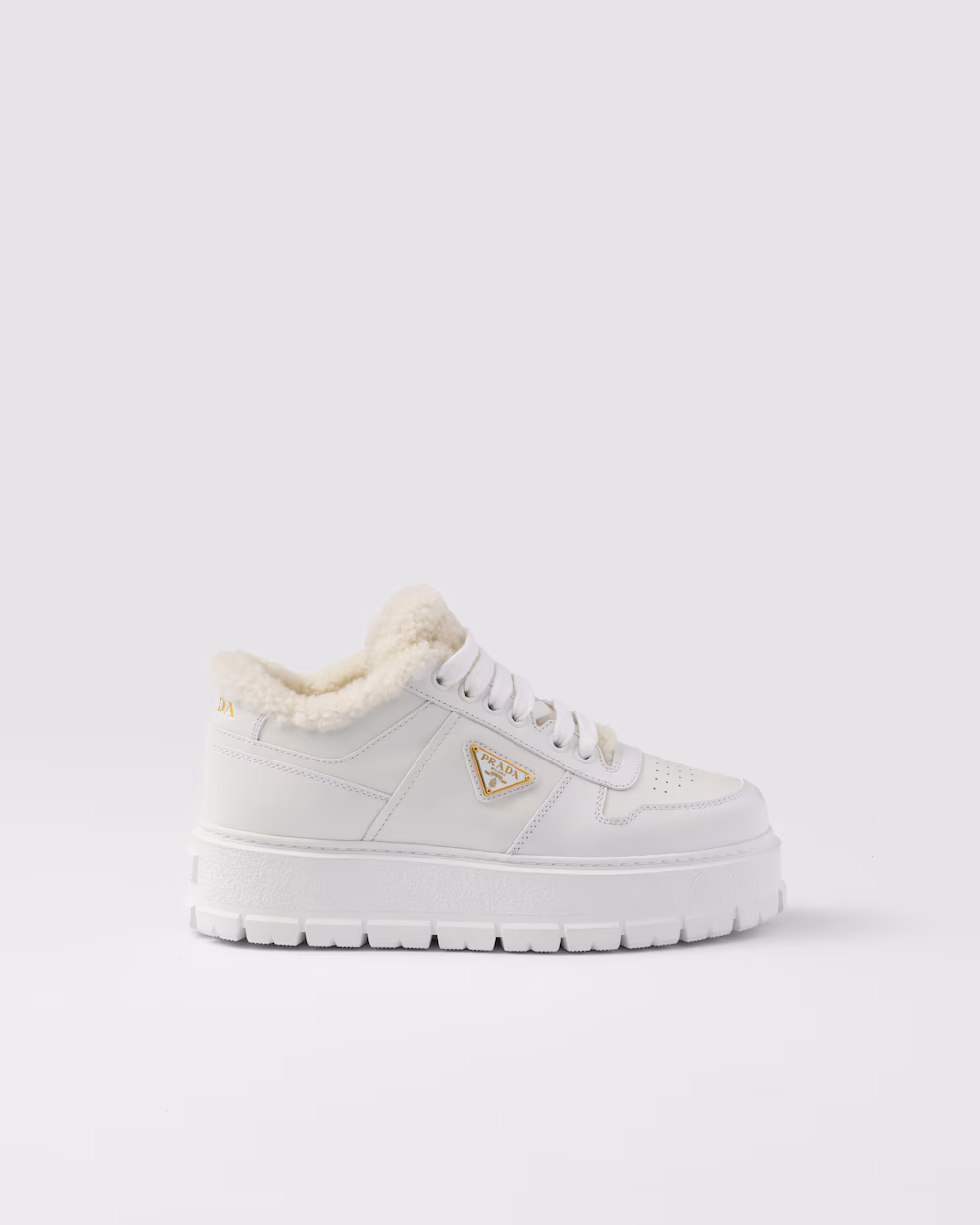 Prada leather sneakers