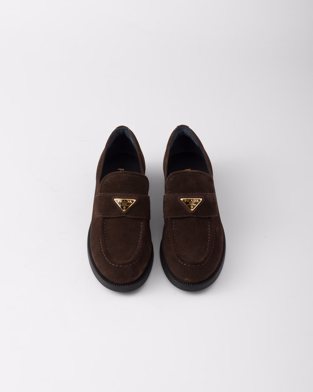 （Special Offer）Prada suede leather loafers