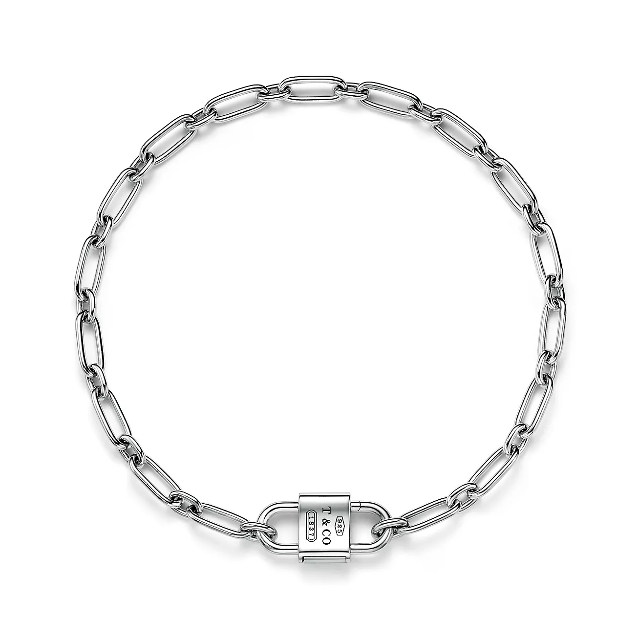 Tiffany Large Double Lock Necklace