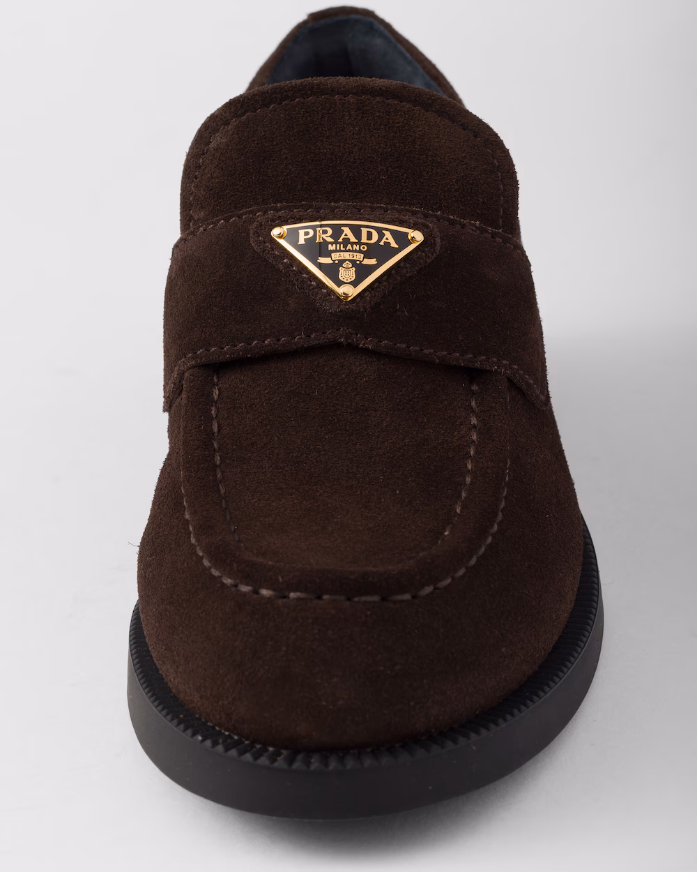 （Special Offer）Prada suede leather loafers
