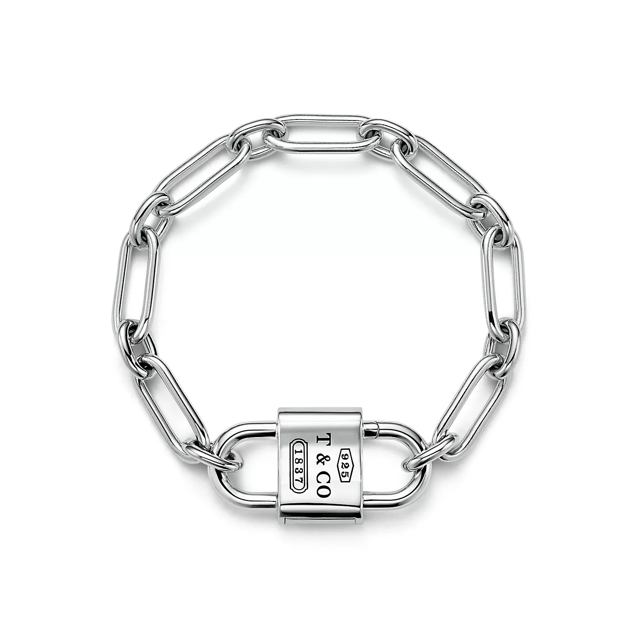 Tiffany Large Double Lock Bracelet