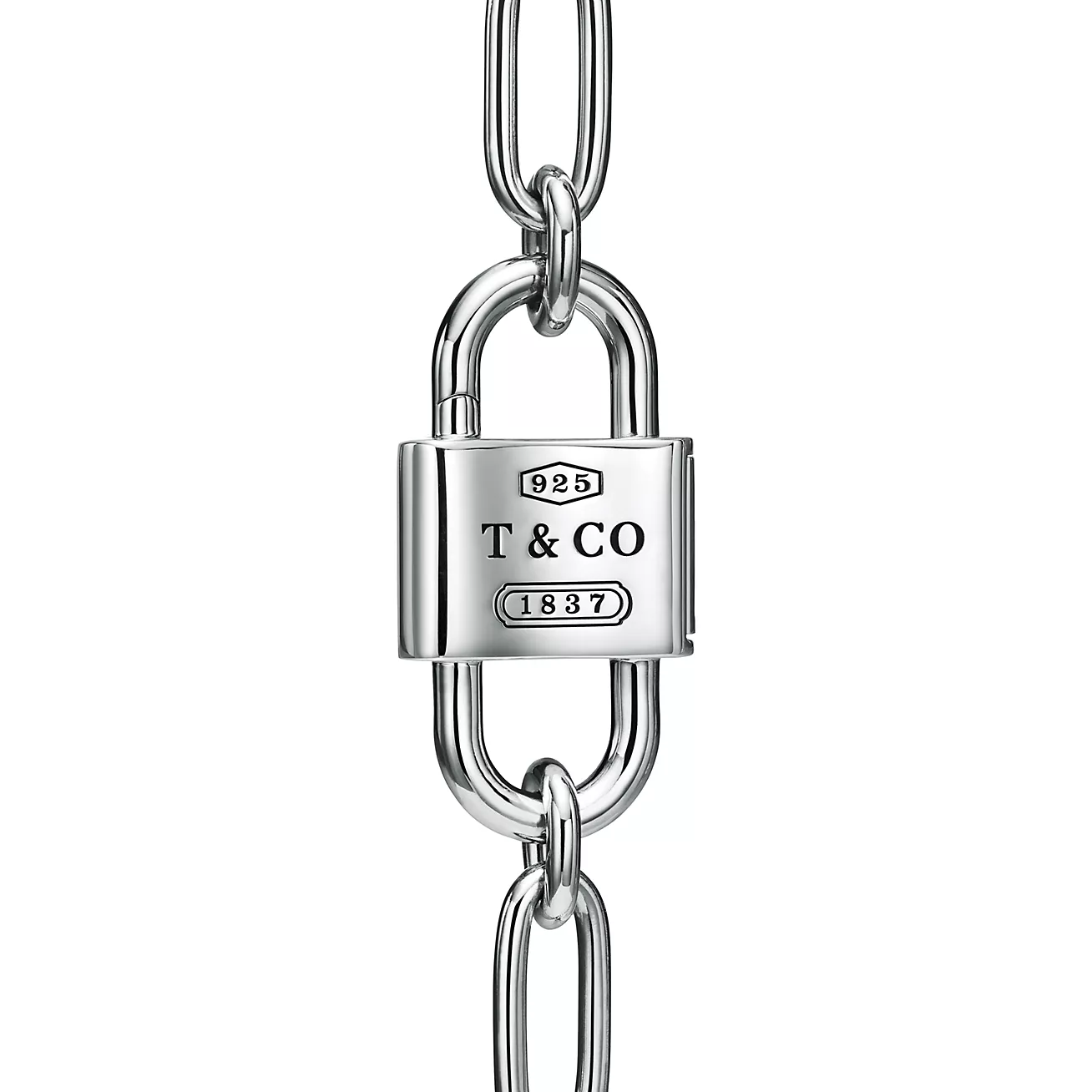 Tiffany Large Double Lock Necklace