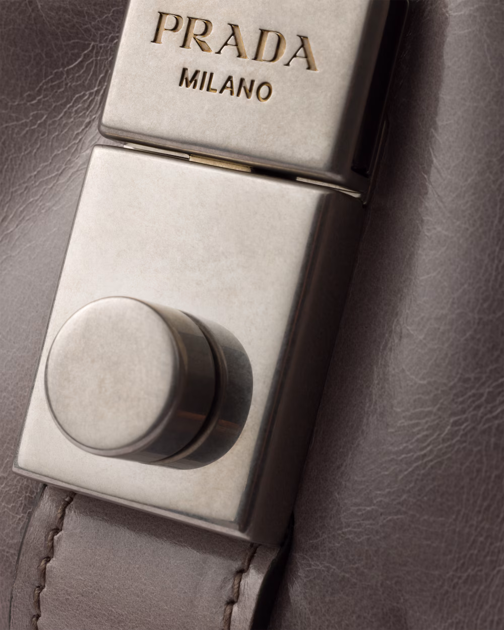 Prada Medium Leather Tote Bag