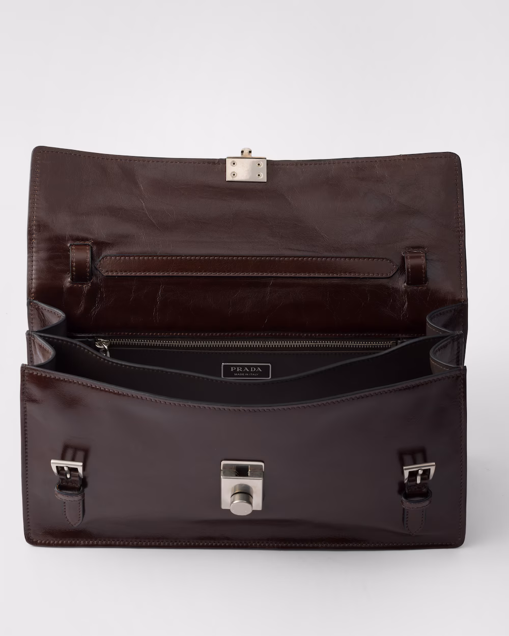 Prada medium leather handbag