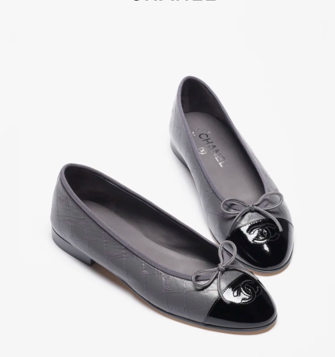 Chanel shoes flat shoes