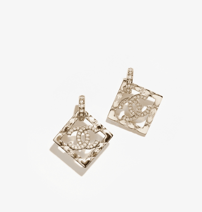 Chanel earrings charm earrings