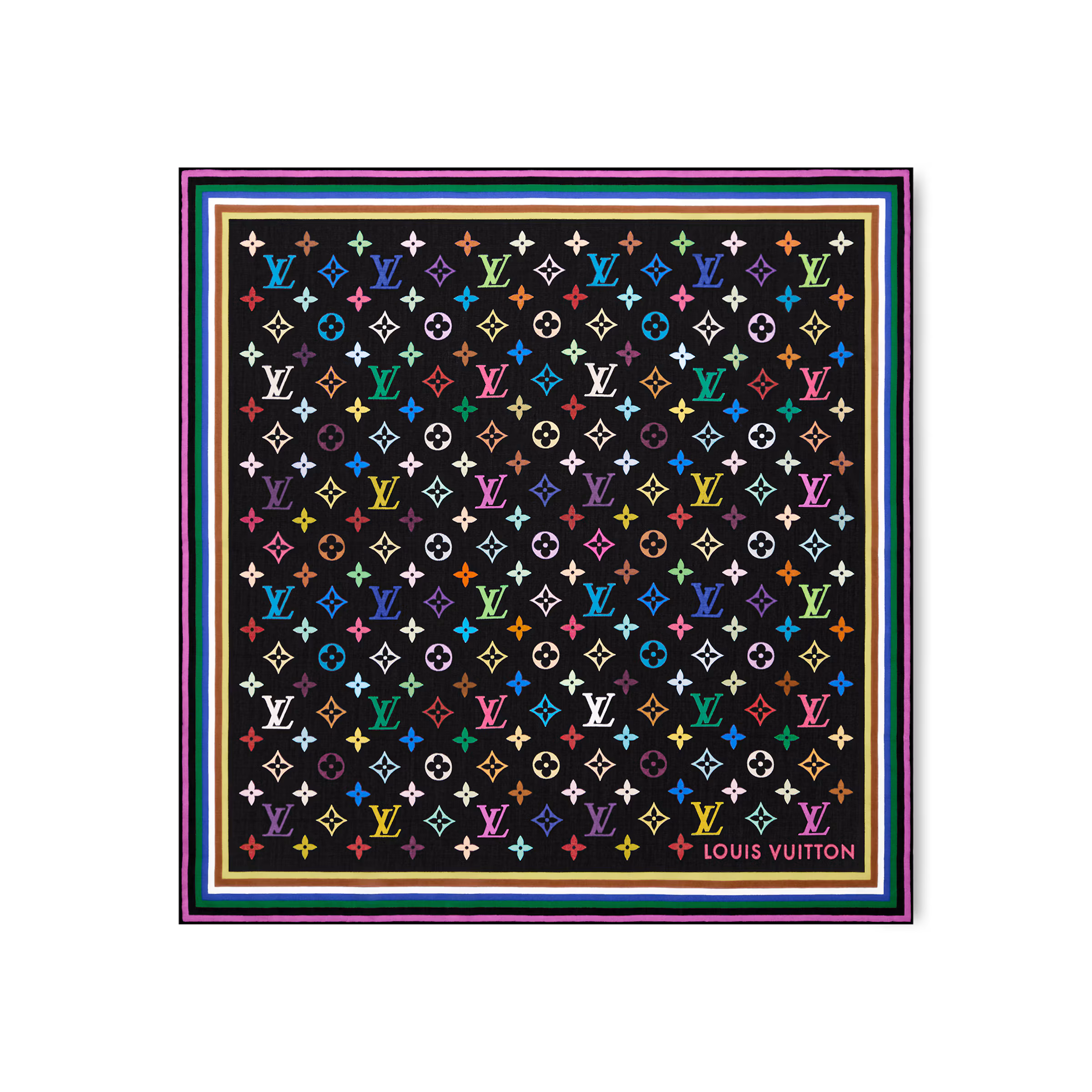 Louis Vuitton scarf LV x TM 55 square scarf