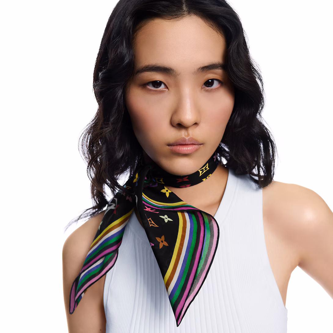 Louis Vuitton scarf LV x TM 55 square scarf