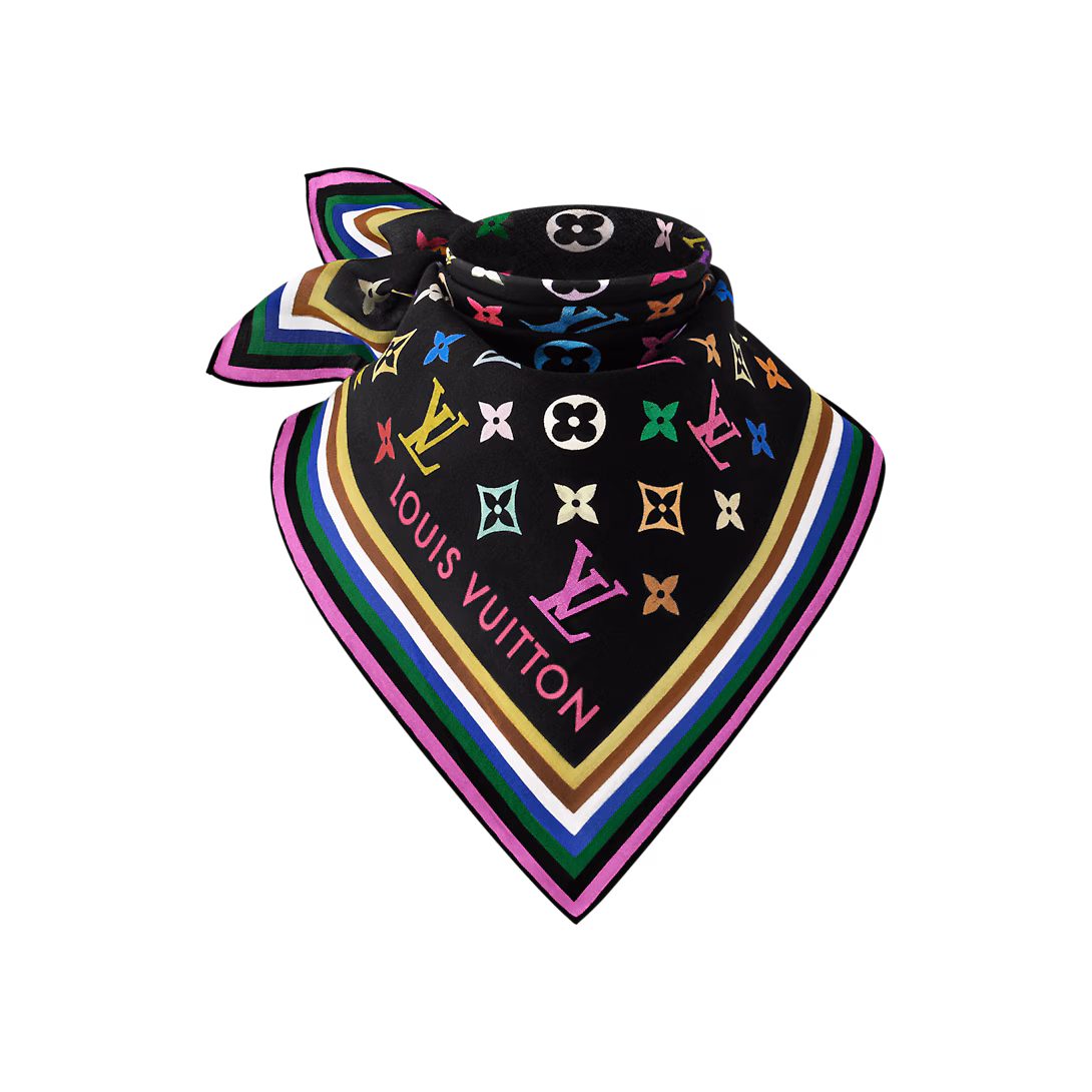 Louis Vuitton scarf LV x TM 55 square scarf